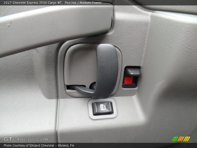 Red Hot / Medium Pewter 2017 Chevrolet Express 3500 Cargo WT