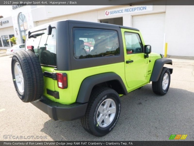 Hypergreen / Black 2017 Jeep Wrangler Sport 4x4