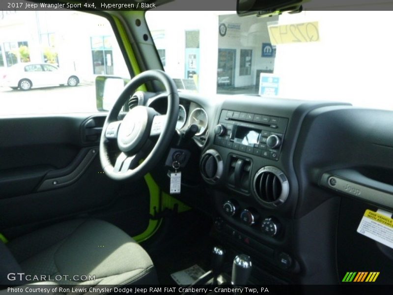 Hypergreen / Black 2017 Jeep Wrangler Sport 4x4