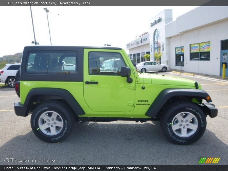 Hypergreen / Black 2017 Jeep Wrangler Sport 4x4
