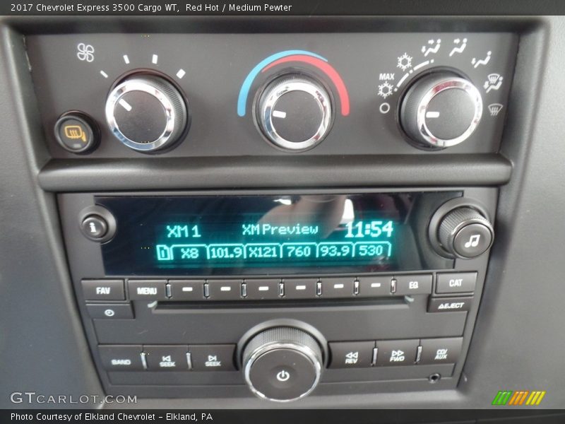 Controls of 2017 Express 3500 Cargo WT