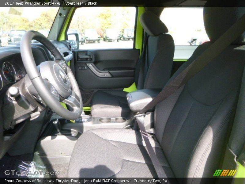 Hypergreen / Black 2017 Jeep Wrangler Sport 4x4