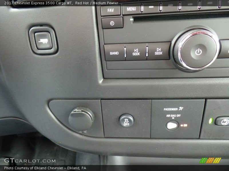 Red Hot / Medium Pewter 2017 Chevrolet Express 3500 Cargo WT