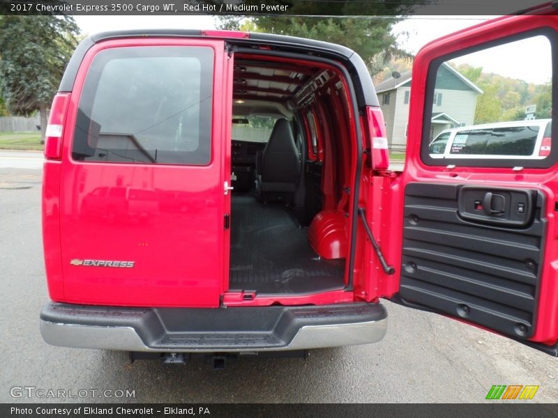 Red Hot / Medium Pewter 2017 Chevrolet Express 3500 Cargo WT