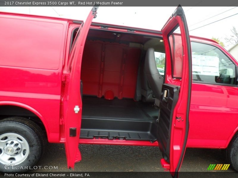 Red Hot / Medium Pewter 2017 Chevrolet Express 3500 Cargo WT