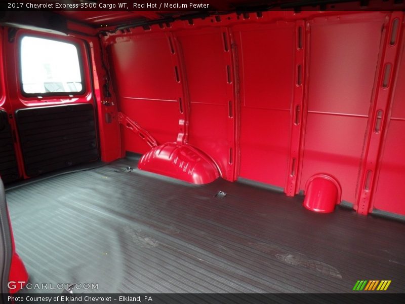 Red Hot / Medium Pewter 2017 Chevrolet Express 3500 Cargo WT