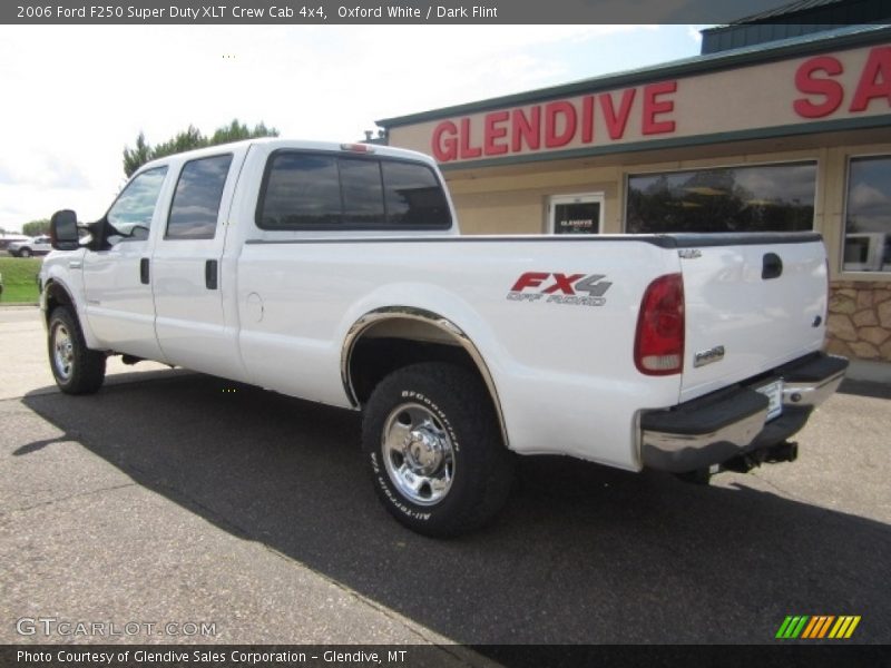 Oxford White / Dark Flint 2006 Ford F250 Super Duty XLT Crew Cab 4x4