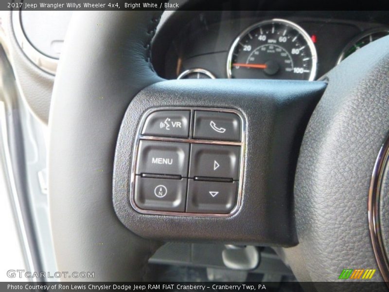 Bright White / Black 2017 Jeep Wrangler Willys Wheeler 4x4