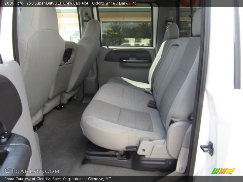 Oxford White / Dark Flint 2006 Ford F250 Super Duty XLT Crew Cab 4x4