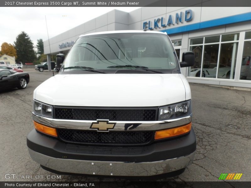 Summit White / Medium Pewter 2017 Chevrolet Express 3500 Cargo WT