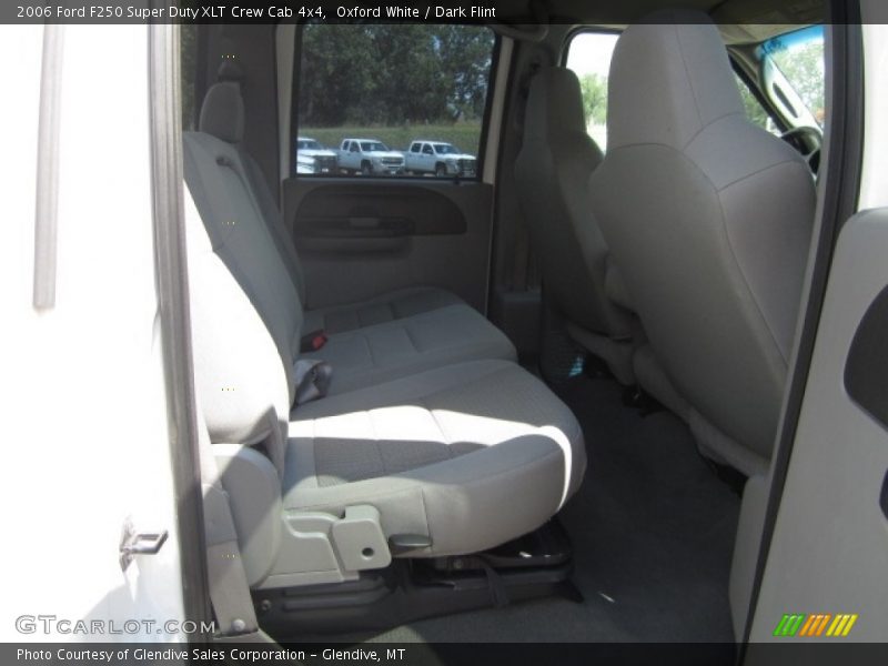 Oxford White / Dark Flint 2006 Ford F250 Super Duty XLT Crew Cab 4x4