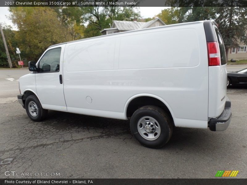Summit White / Medium Pewter 2017 Chevrolet Express 3500 Cargo WT