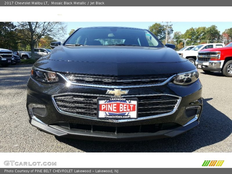 Mosaic Black Metallic / Jet Black 2017 Chevrolet Malibu LT