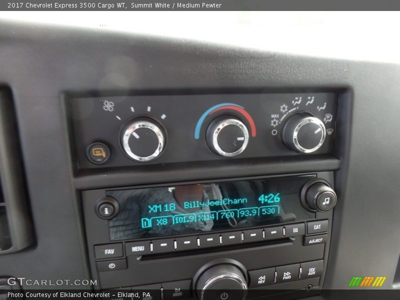 Summit White / Medium Pewter 2017 Chevrolet Express 3500 Cargo WT