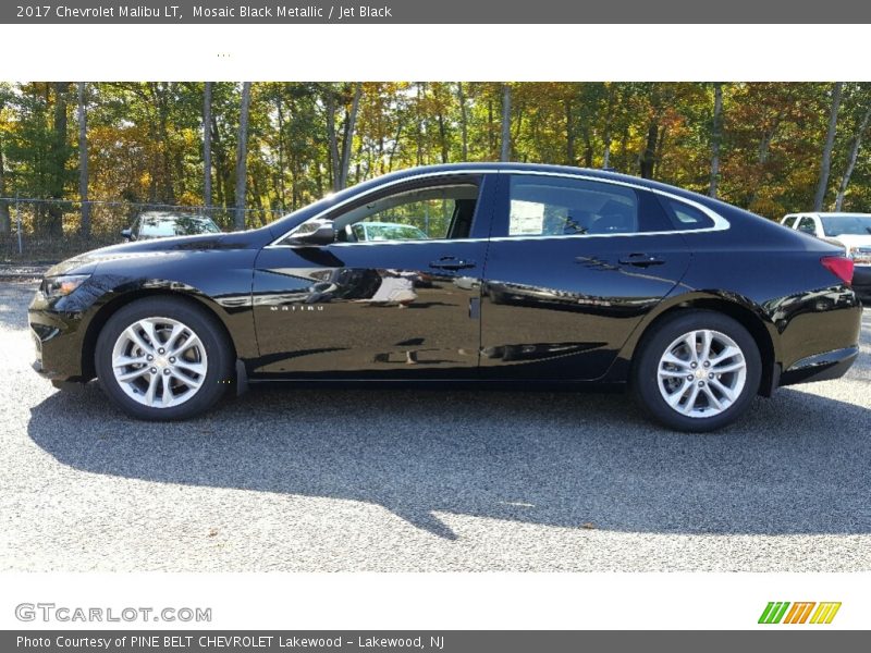 Mosaic Black Metallic / Jet Black 2017 Chevrolet Malibu LT