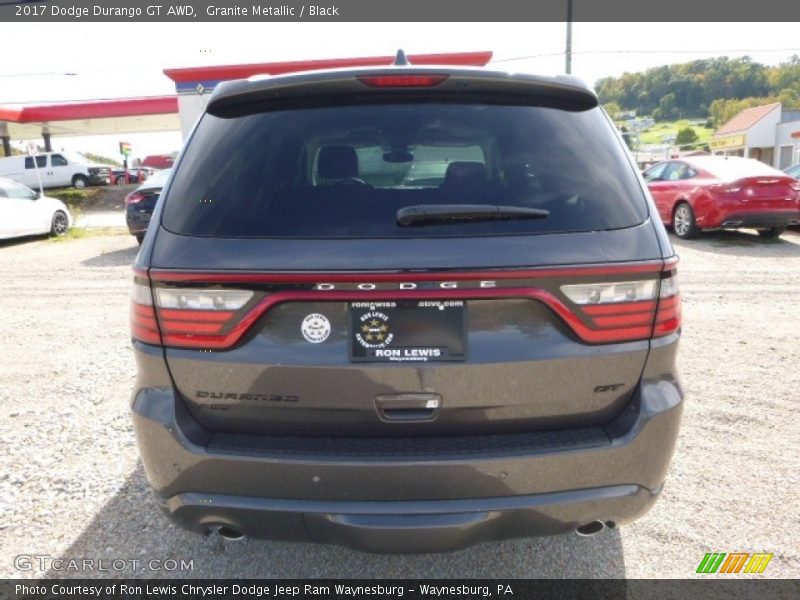 Granite Metallic / Black 2017 Dodge Durango GT AWD