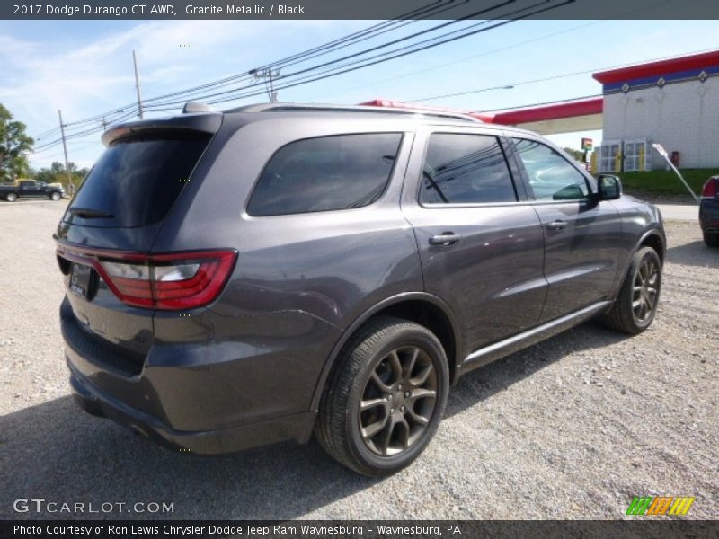 Granite Metallic / Black 2017 Dodge Durango GT AWD