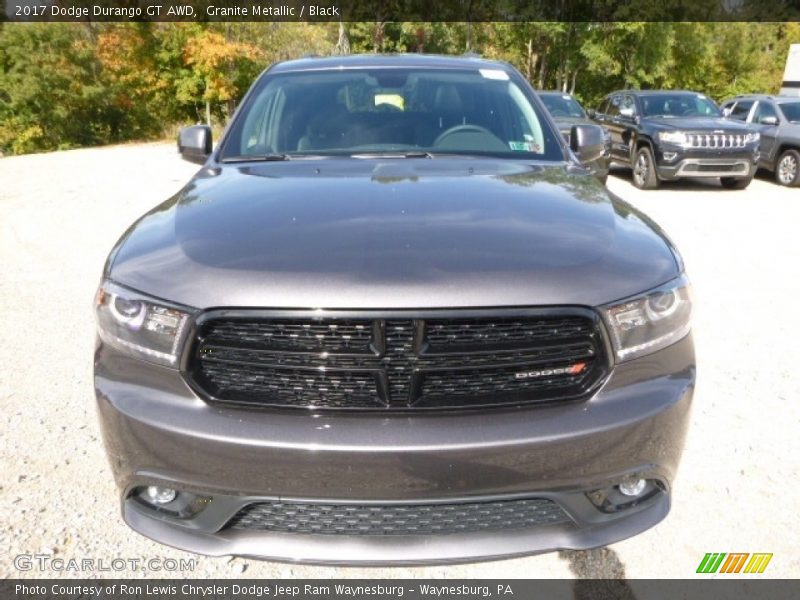 Granite Metallic / Black 2017 Dodge Durango GT AWD