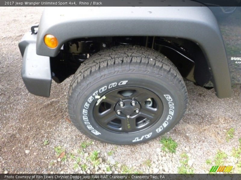 Rhino / Black 2017 Jeep Wrangler Unlimited Sport 4x4