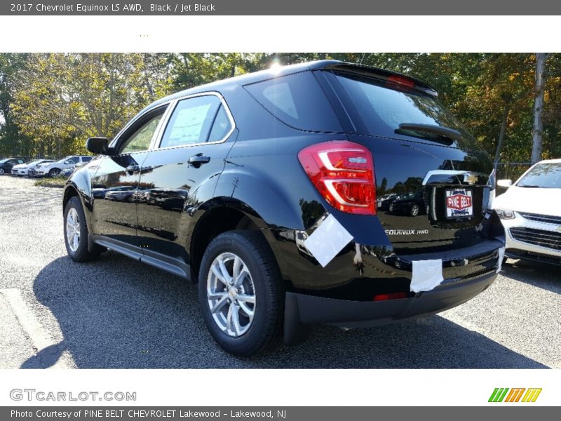 Black / Jet Black 2017 Chevrolet Equinox LS AWD