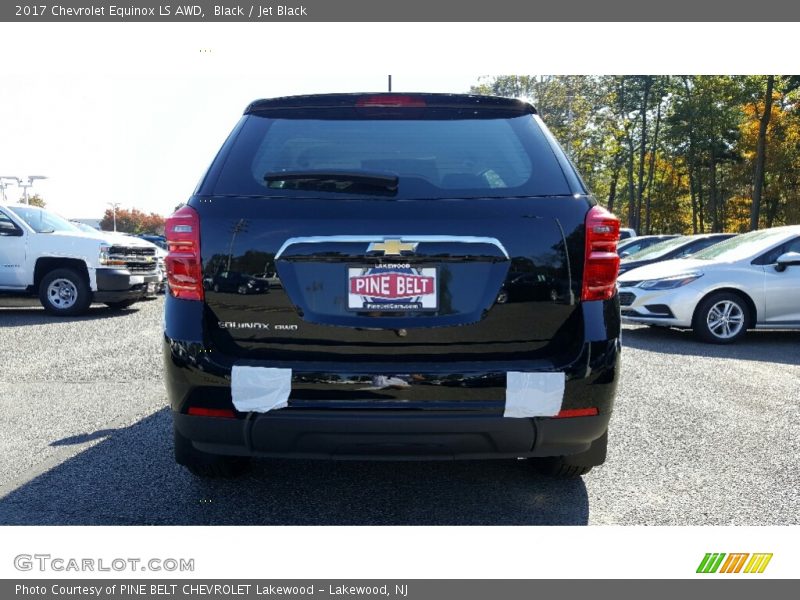 Black / Jet Black 2017 Chevrolet Equinox LS AWD