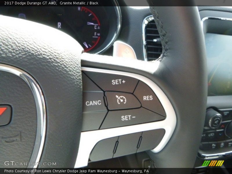 Granite Metallic / Black 2017 Dodge Durango GT AWD