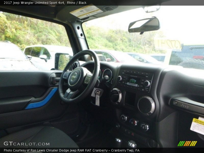 Rhino / Black 2017 Jeep Wrangler Unlimited Sport 4x4