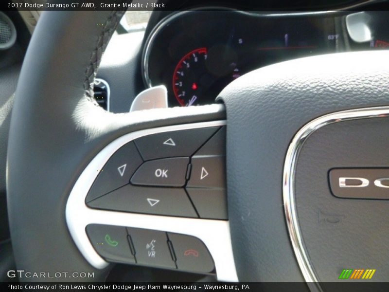 Granite Metallic / Black 2017 Dodge Durango GT AWD