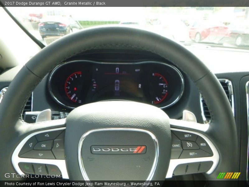 Granite Metallic / Black 2017 Dodge Durango GT AWD
