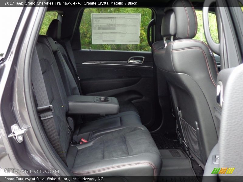 Rear Seat of 2017 Grand Cherokee Trailhawk 4x4