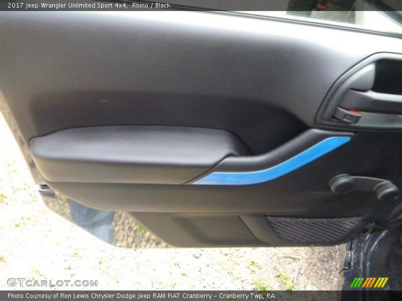 Rhino / Black 2017 Jeep Wrangler Unlimited Sport 4x4