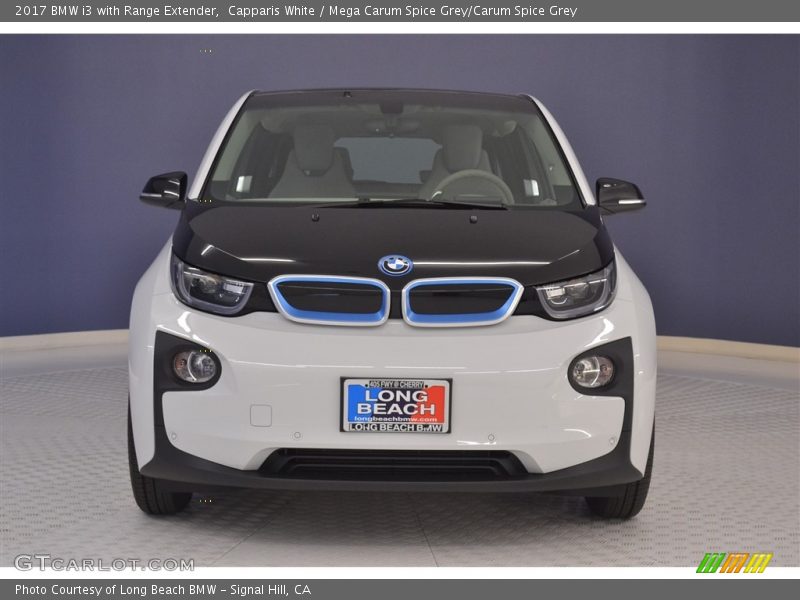 Capparis White / Mega Carum Spice Grey/Carum Spice Grey 2017 BMW i3 with Range Extender