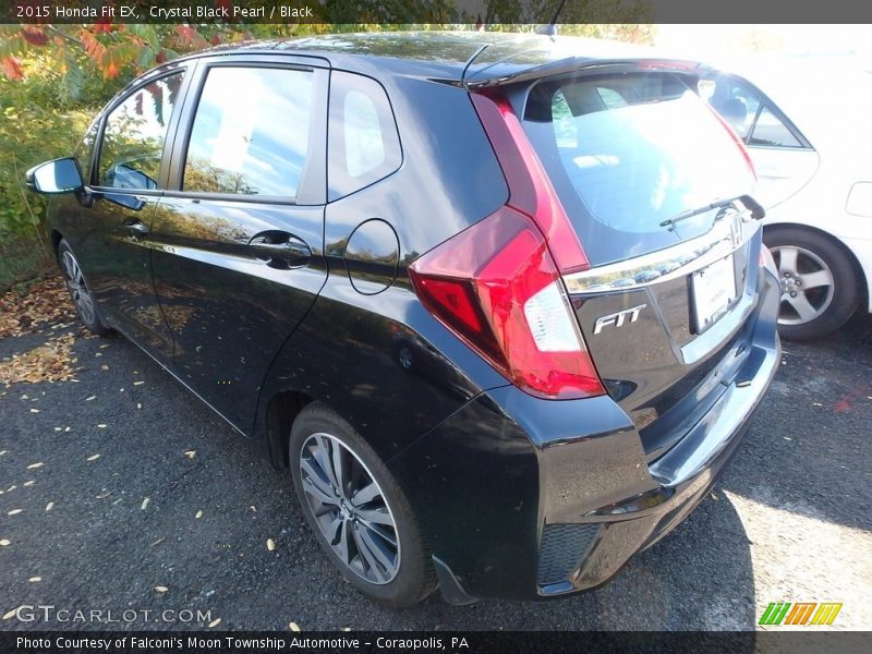 Crystal Black Pearl / Black 2015 Honda Fit EX