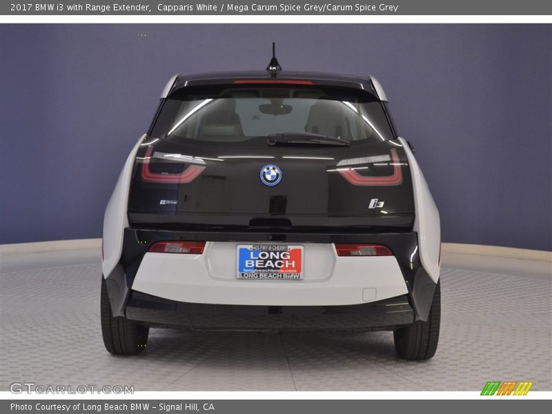 Capparis White / Mega Carum Spice Grey/Carum Spice Grey 2017 BMW i3 with Range Extender