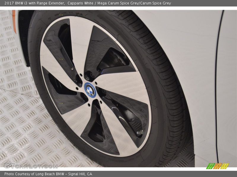Capparis White / Mega Carum Spice Grey/Carum Spice Grey 2017 BMW i3 with Range Extender