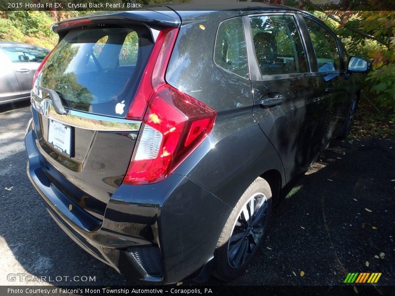 Crystal Black Pearl / Black 2015 Honda Fit EX
