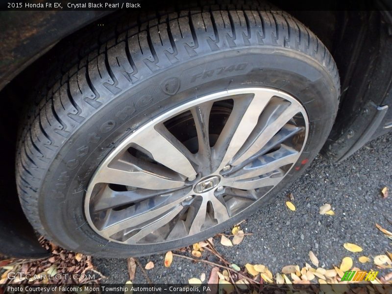 Crystal Black Pearl / Black 2015 Honda Fit EX