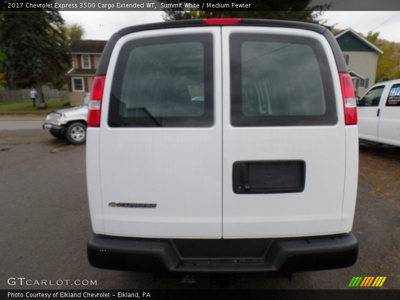 Summit White / Medium Pewter 2017 Chevrolet Express 3500 Cargo Extended WT