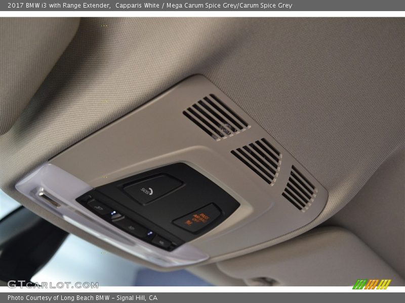 Capparis White / Mega Carum Spice Grey/Carum Spice Grey 2017 BMW i3 with Range Extender