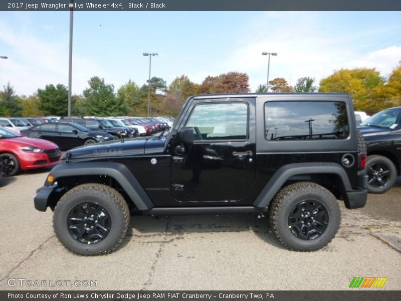  2017 Wrangler Willys Wheeler 4x4 Black