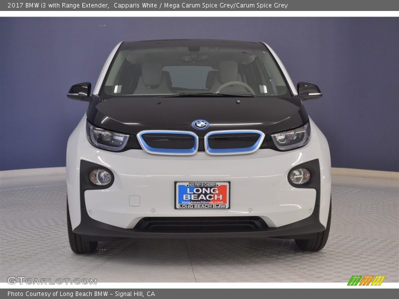 Capparis White / Mega Carum Spice Grey/Carum Spice Grey 2017 BMW i3 with Range Extender