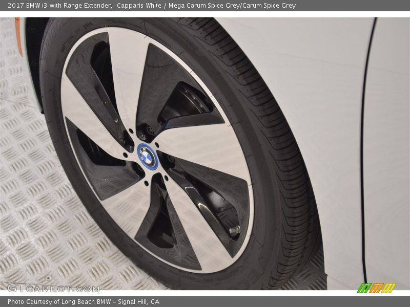 Capparis White / Mega Carum Spice Grey/Carum Spice Grey 2017 BMW i3 with Range Extender