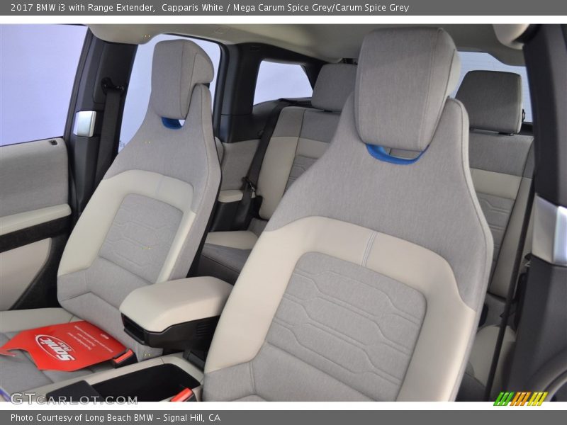 Capparis White / Mega Carum Spice Grey/Carum Spice Grey 2017 BMW i3 with Range Extender