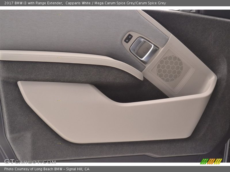 Capparis White / Mega Carum Spice Grey/Carum Spice Grey 2017 BMW i3 with Range Extender