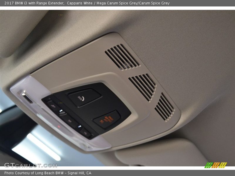 Capparis White / Mega Carum Spice Grey/Carum Spice Grey 2017 BMW i3 with Range Extender