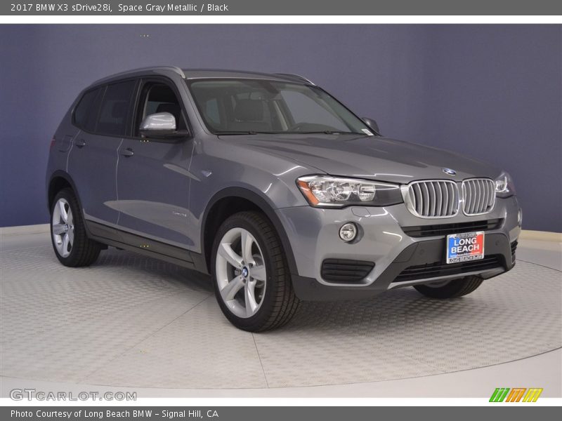 Space Gray Metallic / Black 2017 BMW X3 sDrive28i