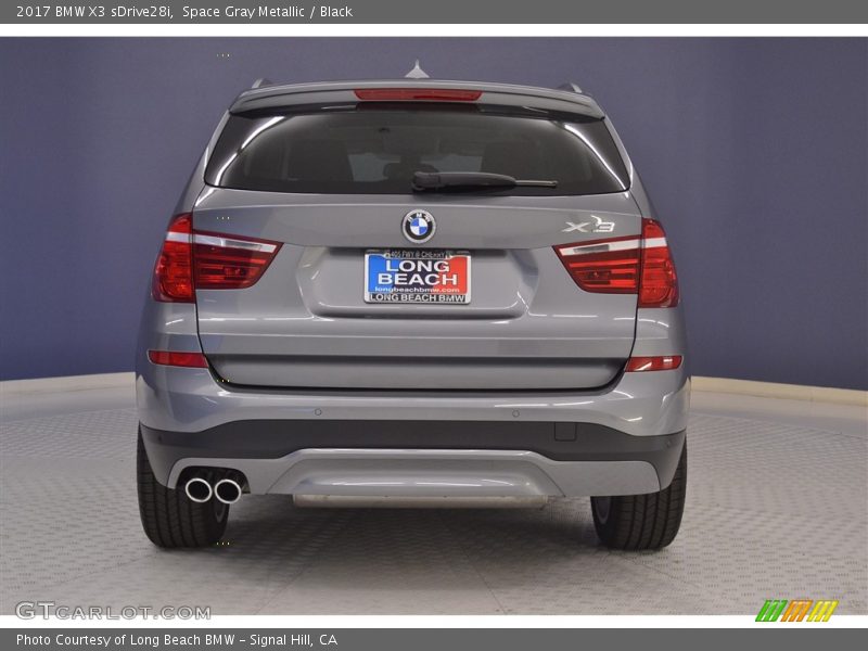 Space Gray Metallic / Black 2017 BMW X3 sDrive28i