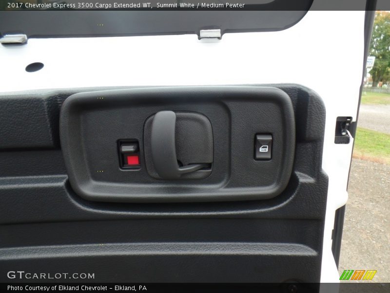 Summit White / Medium Pewter 2017 Chevrolet Express 3500 Cargo Extended WT