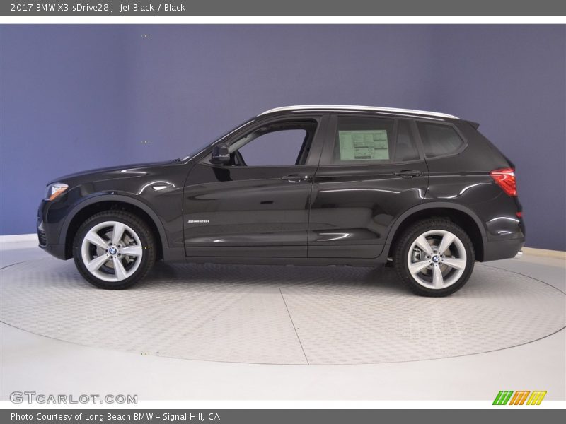 Jet Black / Black 2017 BMW X3 sDrive28i