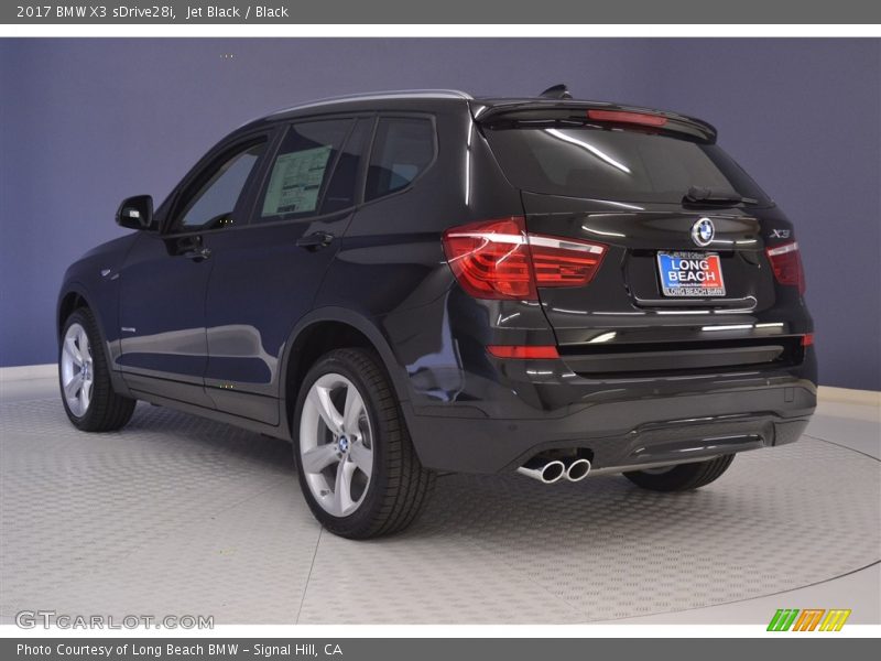 Jet Black / Black 2017 BMW X3 sDrive28i